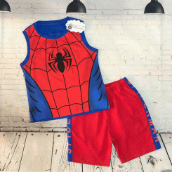 Đồ bộ thun sát nách người nhện Spiderman cơ bắp cho bé trai