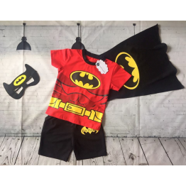 Bộ áo thun Batman cho bé trai Đỏ