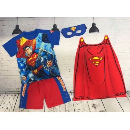 Đồ siêu nhân 3D lửng Superman kèm choàng và mặt nạ từ 11kg - 40kg
