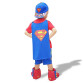 Đồ siêu nhân in 3D hình Superman kèm choàng và nón cho bé trai từ 11kg - 28kg