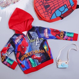 Áo khoác siêu nhân Nhện comic cao cấp cho bé