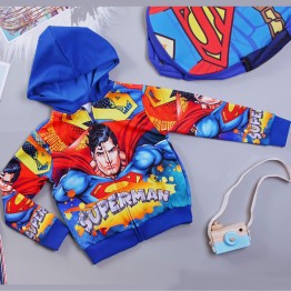 Áo khoác siêu nhân comic cao cấp cho bé