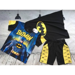 Bộ áo thun Batman đèn cảm ứng cho bé trai