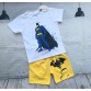 Bộ đồ thun tranh vẽ người dơi Batman cho bé trai