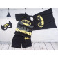 Bộ áo thun Batman cho bé trai đen